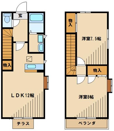 コート・フローラCの物件間取画像
